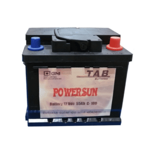 Batería solar ácido plomo 12V 100Ah C100