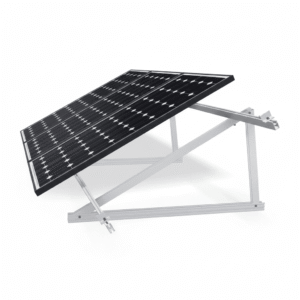 Conjunto soporte de aluminio 1 panel solar 15º de inclinación