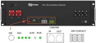 Batería de Litio Dyness B3 3.60kW 48V (75Ah) - Imagen 2