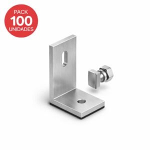 Pack 100x Conjunto Sujeción en "L" (Ele)