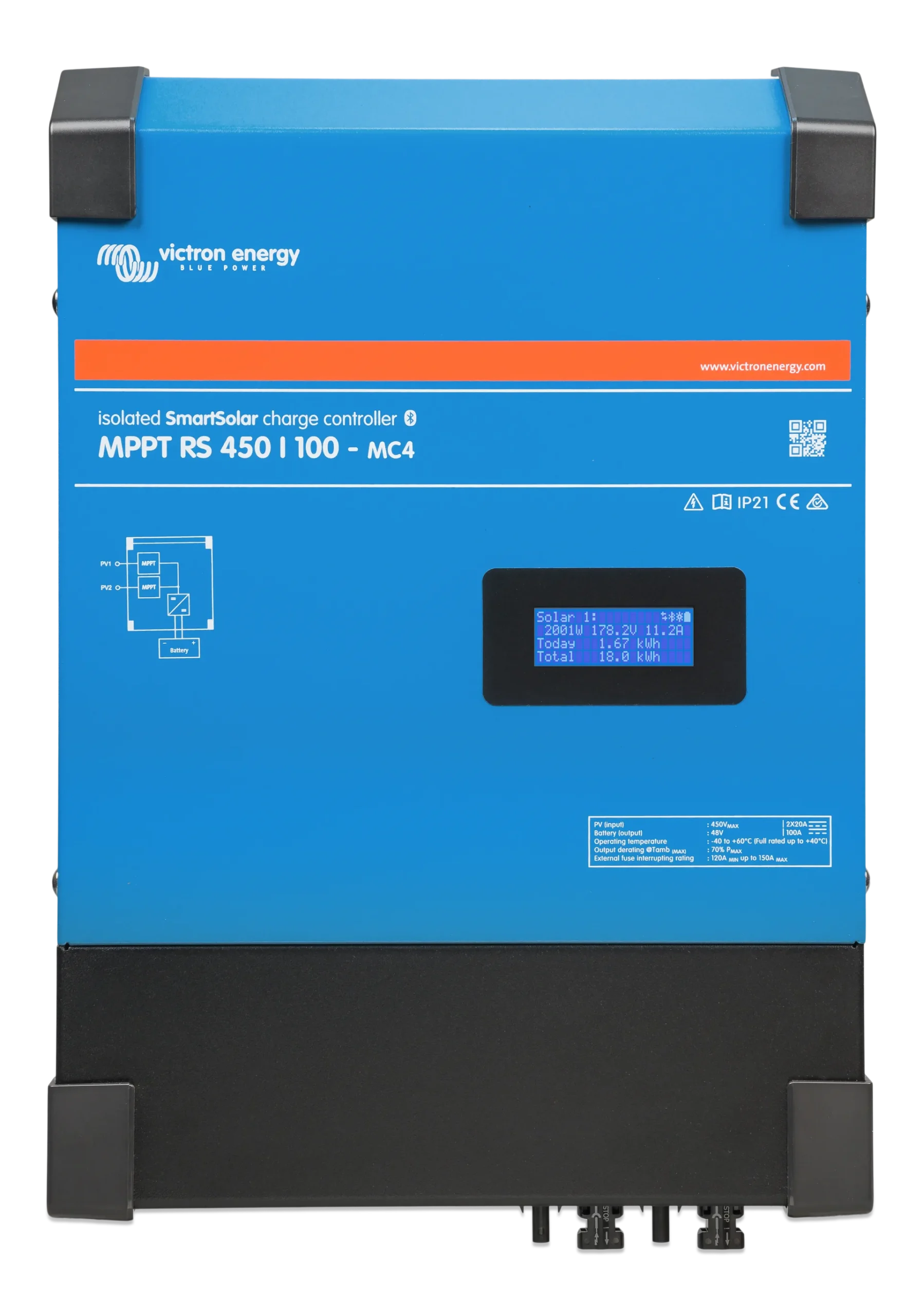 Regulador MPPT Victron SmartSolar 450V 200A MC4 RS