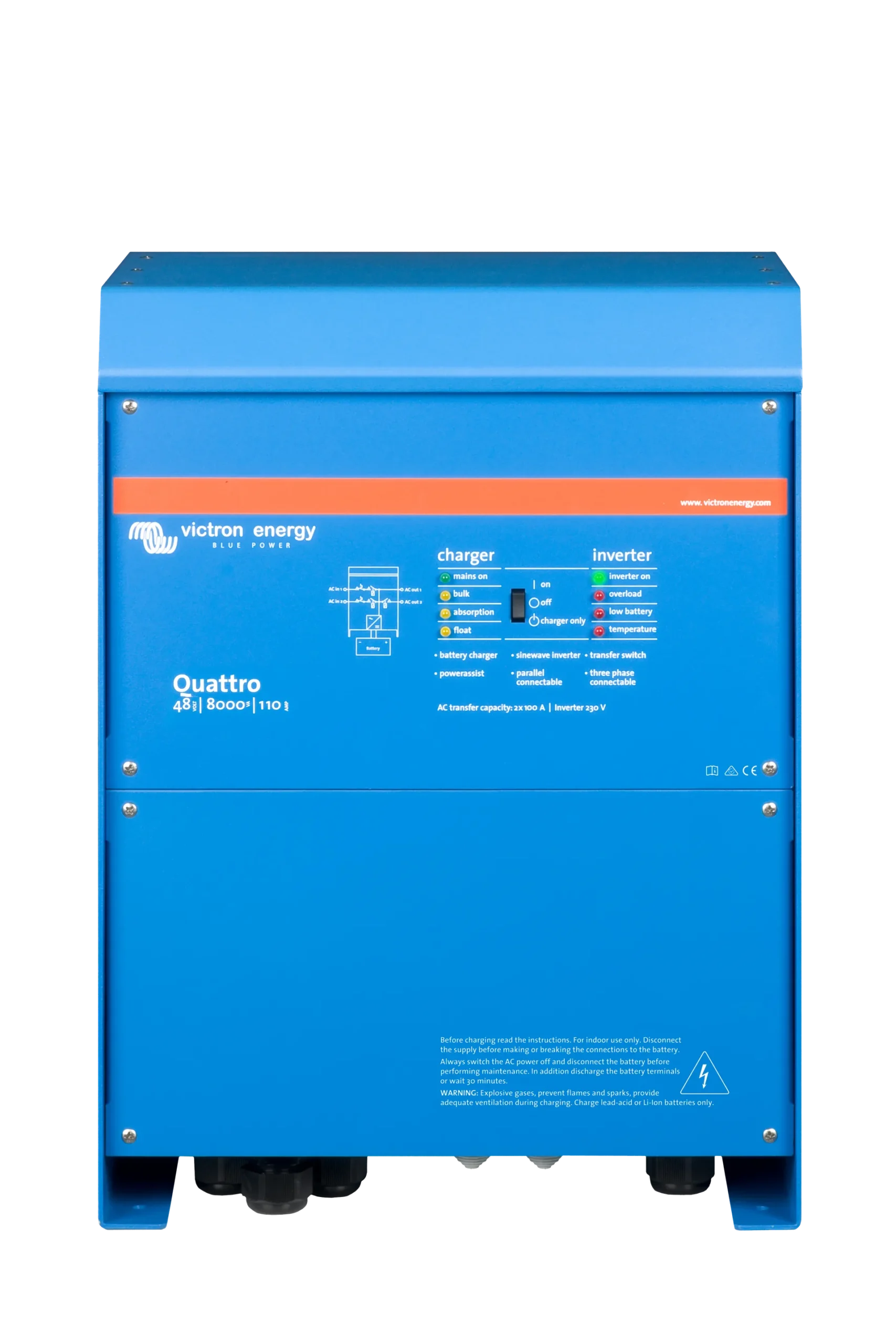 Inversor cargador Victron Quattro 48V 5000VA 70A /100 - Imagen 5
