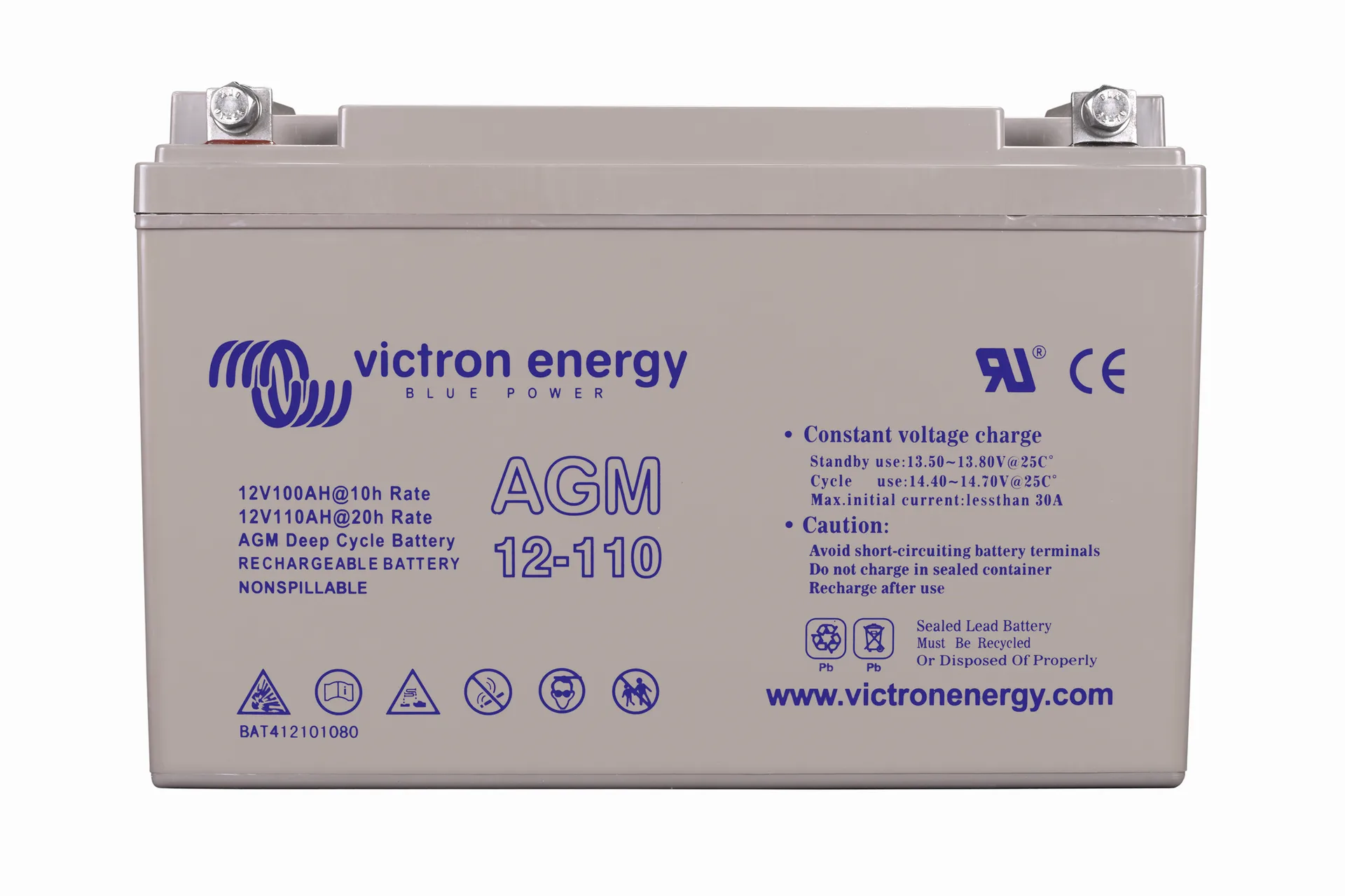 batería Victron AGM Deep Cycle 12V 8Ah