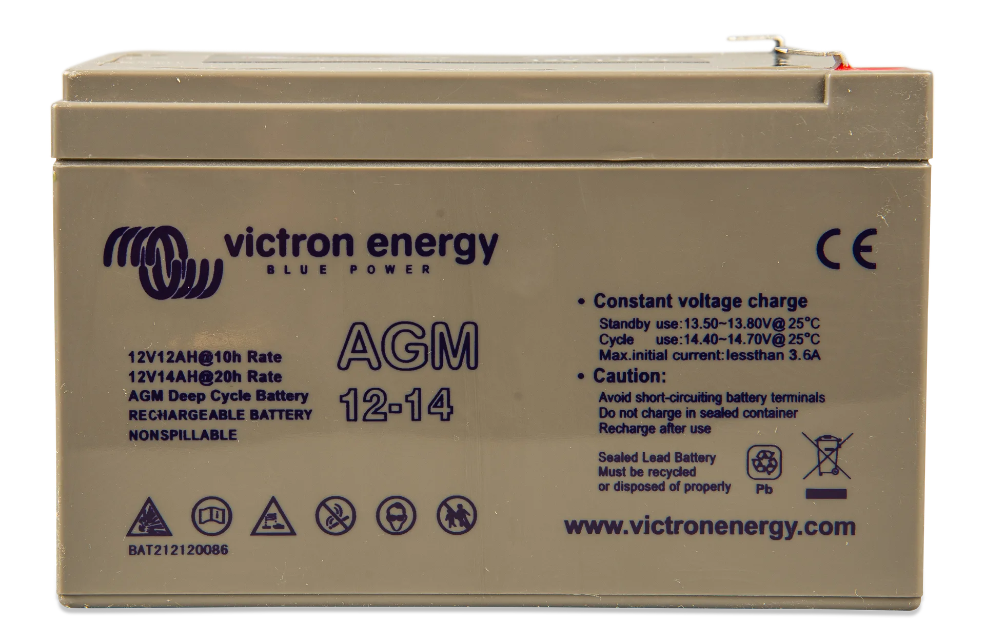 batería Victron AGM Deep Cycle 12V 8Ah