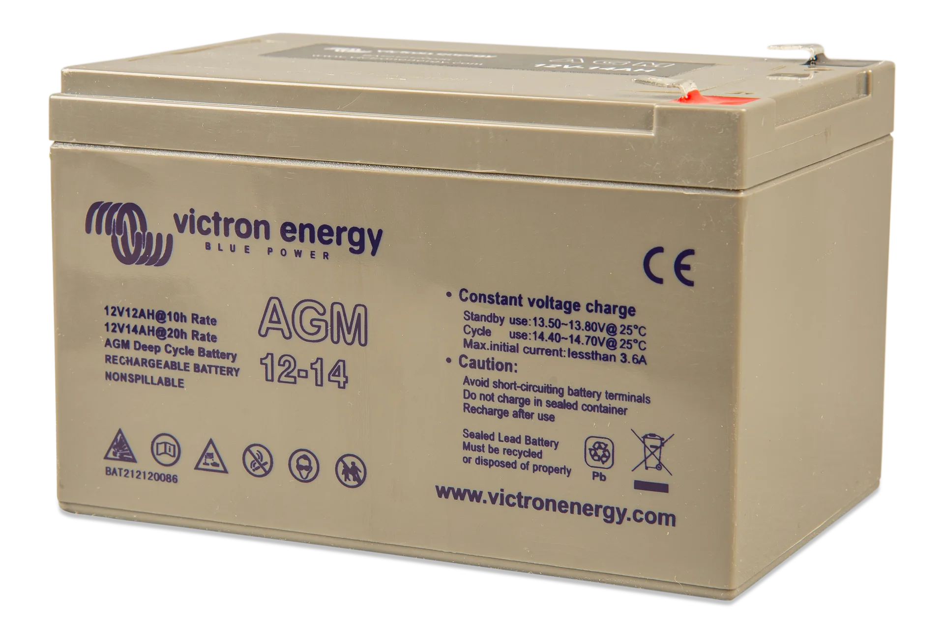 batería Victron AGM Deep Cycle 12V 8Ah