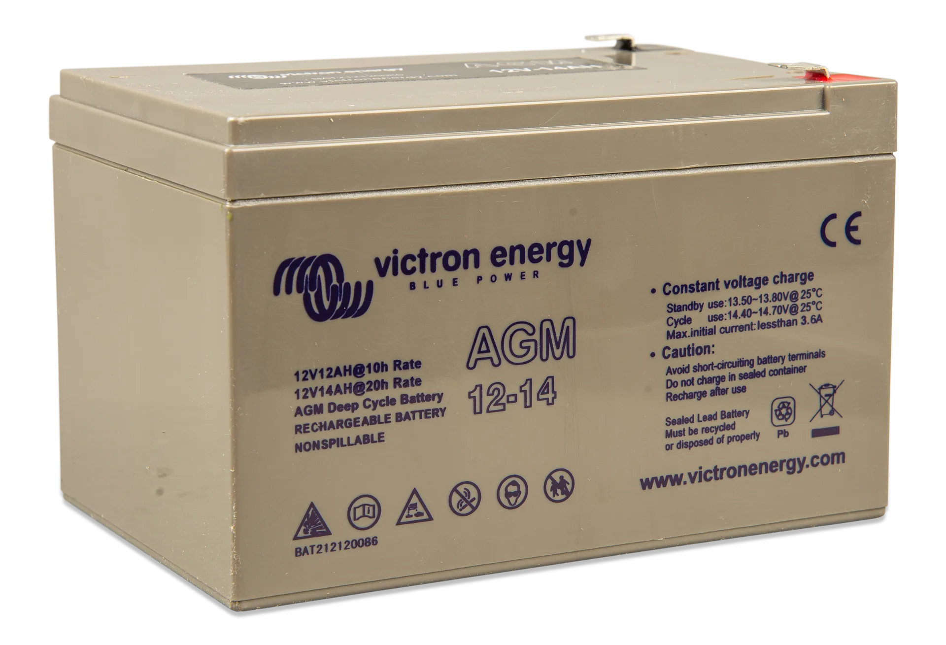 batería Victron AGM Deep Cycle 12V 8Ah