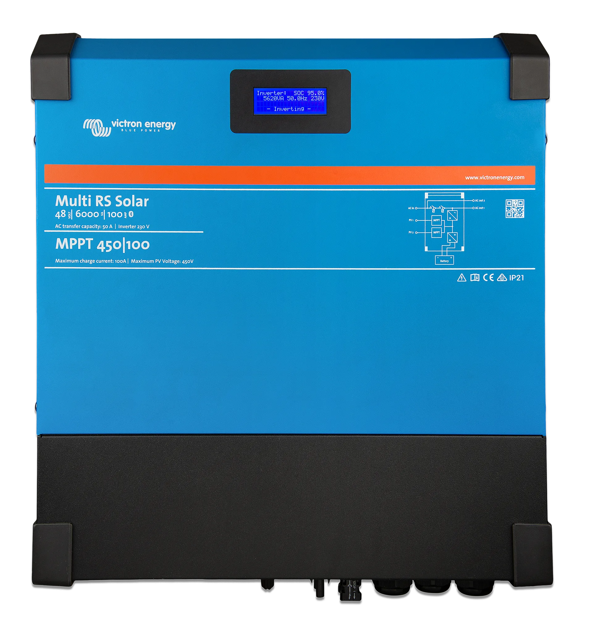 Inversor cargador Victron 48V 6000VA 100A Multi RS Solar /100