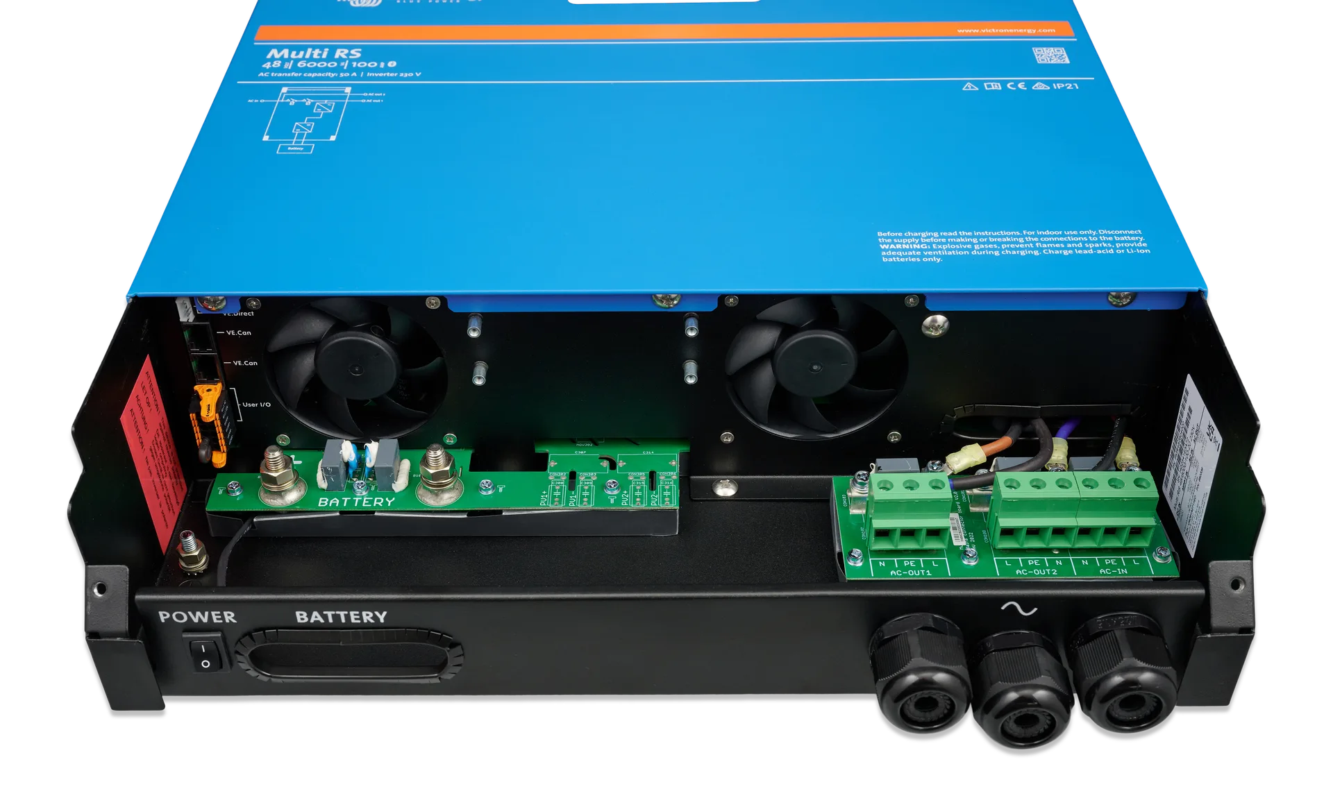 Inversor cargador Victron 48V 6000VA 100A Multi RS 230V