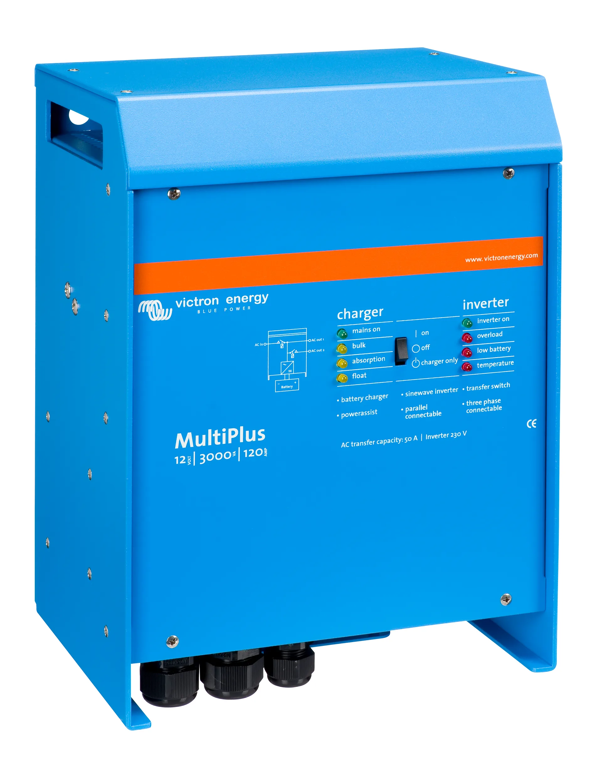 Inversor cargador Victron MultiPlus 24V 3000VA 70A - Imagen 3