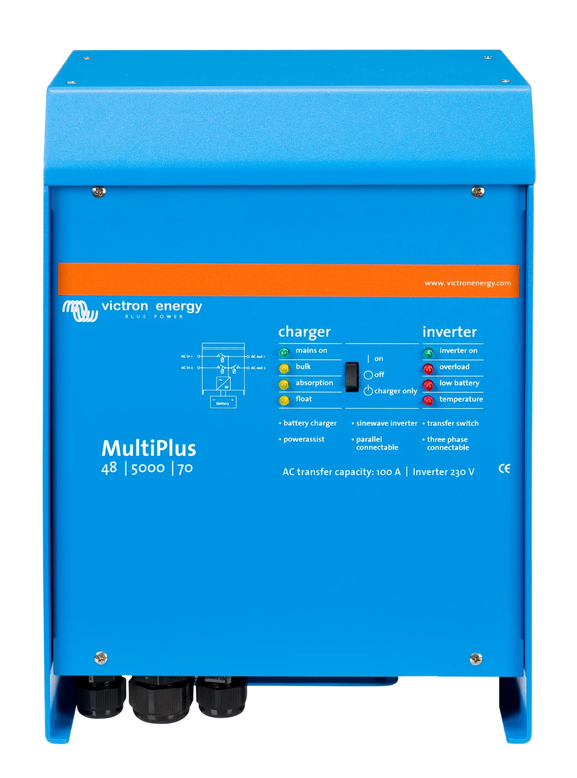 Inversor cargador Victron MultiPlus 24V 3000VA 70A - Imagen 4
