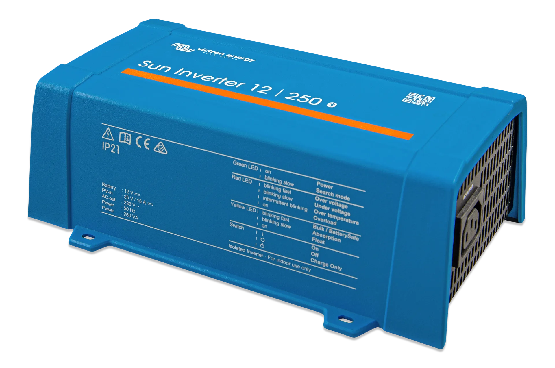 Inversor onda pura Victron Sun Inverter 12V 250VA -15 IEC - Imagen 2